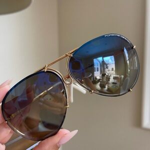 P’8478 iconic aviator w/ 5 lenses! Size 66
